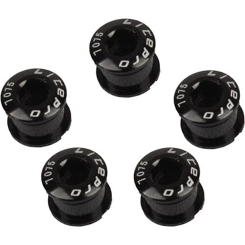 Single Crankset Screw 5pcs Bicycle Chain Ring Wheel Bolt Road MTB Bicycle Disc Screws for Crankset Bicycle Bike Parts