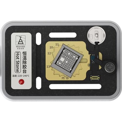 Qianli MEGA-IDEA Hot Stone Glue Removal Constant Temperature Heating Platform for CPU A10 A11 A12 A13