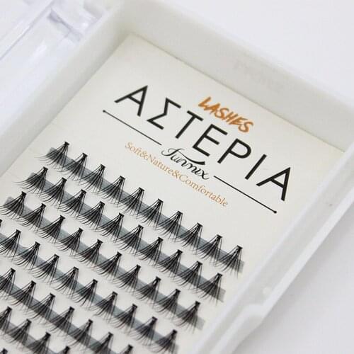 120pcs Silk black Fake Eyelashes C Curl Eyelash Extension Individual False Eyelashes Soft Natural