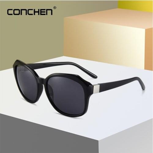 CONCHEN Sunglasses Mens Driving Shades Male Sun Glasses for Men Retro Luxury Brand Designer UV400 Lens Metal Hinge Gafas De Sol