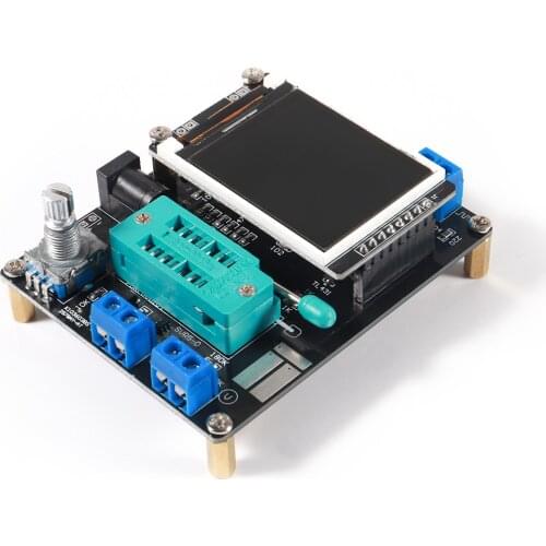 New Version GM328A Transistor Tester Diode Capacitance ESR Voltage Frequency Meter PWM Square Wave Signal Generator Soldering