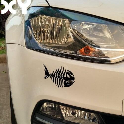 High Quality motorcycle Stickers Decals Car styling Reflective Type Car stickers Fish Stickers For Car Bumper Accessories