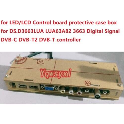 Yqwsyxl for LED/LCD Control board protective case box for DS.D3663LUA LUA63A82 3663 Digital Signal DVB-C DVB-T2 DVB-T controller