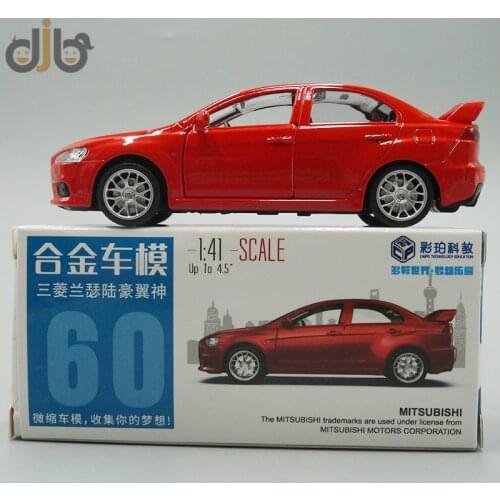 1:41 Diecast Model Toy Lancer Evolution Pull Back Car