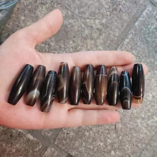 10pcs/lot striped natural agate dzi beautiful A variety of styles wholesale jewelry Natural stone Collection gem diy Feature