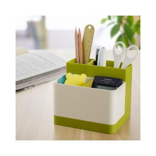 BF040 Multifunctional four grid stationery storage box sundries cosmetic storage box 12.5*11.3*10.7cm