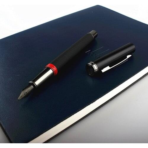 BI RONG LAI Luxury Business Metal Fountain Pen EF/ F/ Bent 1.0mm Nib Ink Pens Office Business School Writing Calligraphy Gift