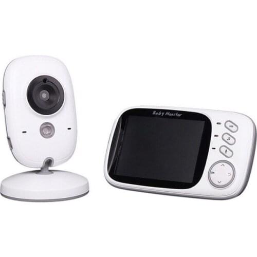 Wifi Digital Camera Baby Monitor 3.2 inch TFT Screen Temperature Monitoring Two Way Talk Night Vision Security Battery Monitor