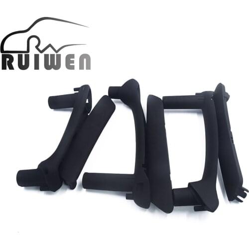 For VW Passat B5 1998-2005 3B4 867 371 3B4867179B Front Right Rear Left Rear Right Door Black Pull Grab Handles With Trim Cover