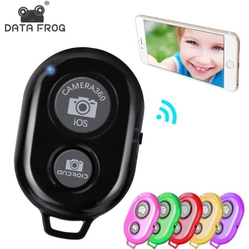 DataFrog Camera Support Bluetooth Remote Controller Photo Shutter Release For iOS/Android Camera Shutter Selfie Remote Shutter