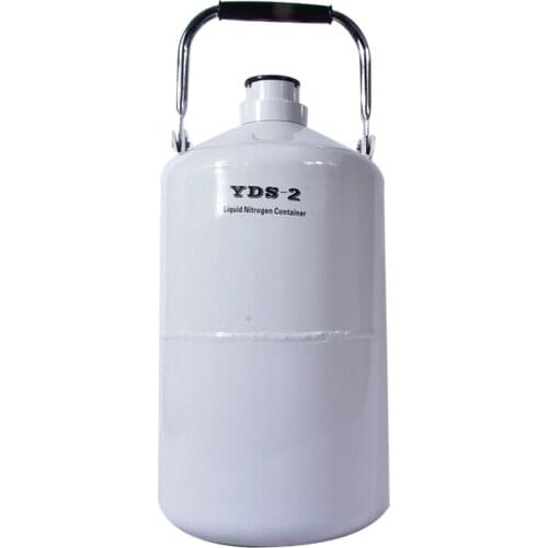 2L YDS-2 Aluminum Alloy Liquid Nitrogen Containers Liquid Nitrogen Container Dewar nitrogenio liquid
