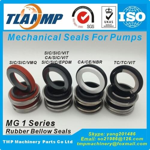 MG1-17 (MG1/17-G60) MG1/17-Z Burgmann Mechanical Seals for Water Pumps -Rubber Bellow Seals (With G60 Cup seat) 109-17 ,MB1-17