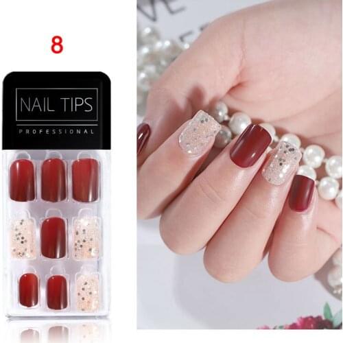 30-piece Nail Sticker Soft and Long-lasting Detachable High-quality Armor MH88