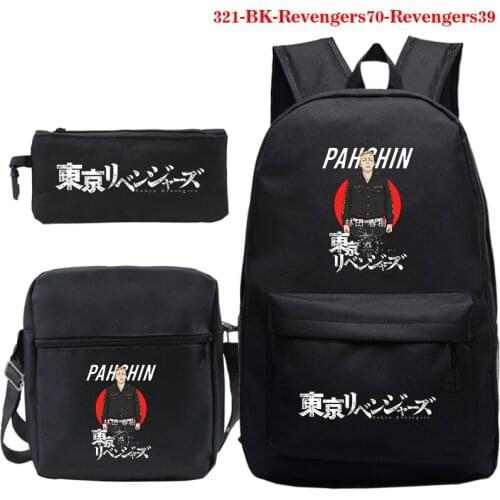 Anime Tokyo Revengers Shoulder Bags Children Schoolbag Fashion Pencil Bag Tokyo Revengers Cartoon School Bags Men Laptop Daypack
