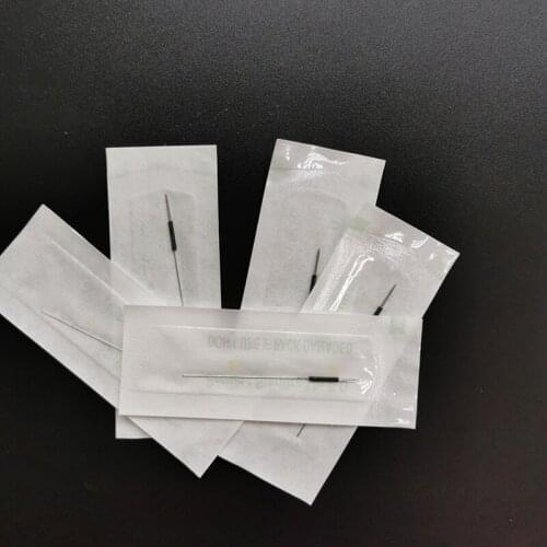 Wholesale 500Pcs/lot 0.35*50mm 3R Body Piercing Needles For Permanent Makeup Plastic Eyebrow/Lip Medical Tattoo Accessories Tool