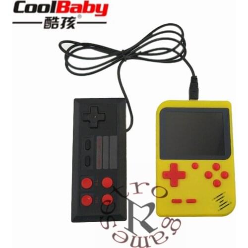 Mini Handheld Gaming Console for 2 Player Portable Game Consoles Built-in 400 Games Support AV Interface Connect with Television