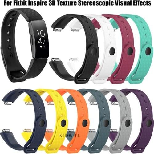 200pcs Silicone Watch Band Wrist Strap For Fitbit Inspire / Inspire HR Fitness Trackers Replacement Bracelet Watch Accessories