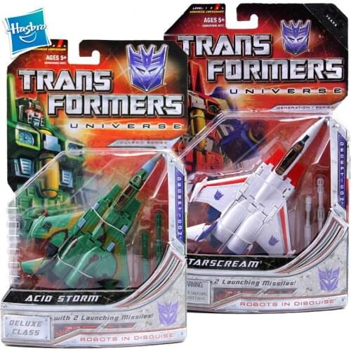 Hasbro Transformers Universe 2.0 Starscream Acid Storm with Box Robot Hobbies Model Action Figure Kids Toy Gift