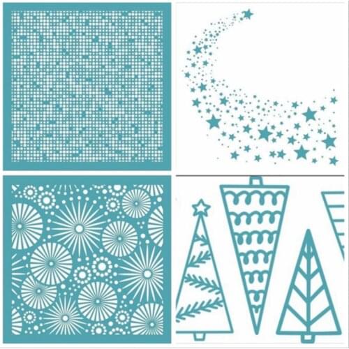 Christmas die background Mask Stencil Seal DIY Scrapbooking photo Album Decorative Clear Stamp A0707