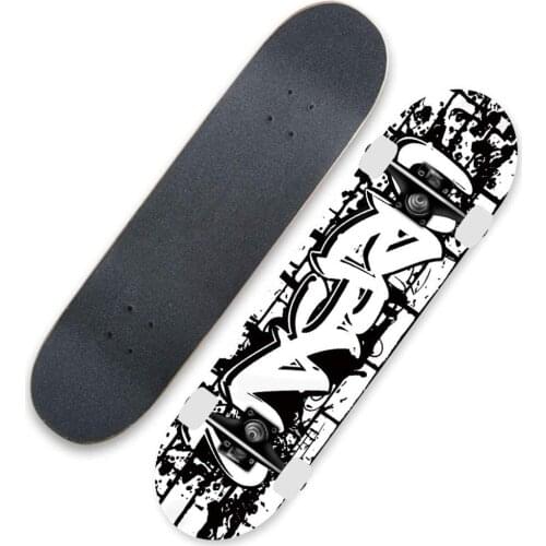 Skateboard Standard 31 Inch 7 Layer Maple Aluminum Alloy Bracket Skateboard for Boy Girl Kid Gift Beginner Adult Skateboard