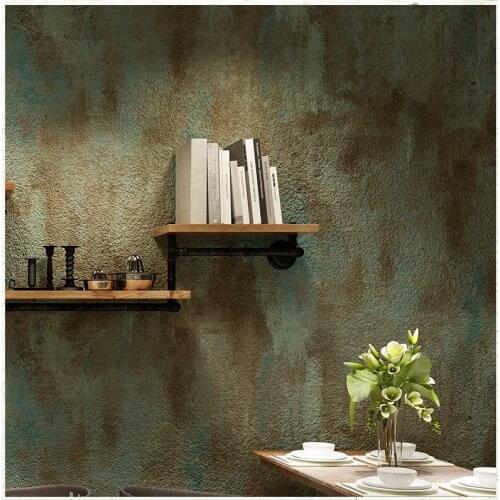 Modern simple solid color ins wind wallpaper restaurant clothing store waterproof plaster industrial wind PVC waterproof wall
