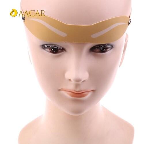 Eyebrow Practice Skin Eyebrow Design Tools For Beginners 5pcs Practice Eyebrow Stencil Embroidering Eye Brow Tattoo Makeup