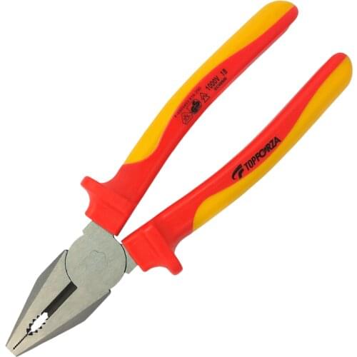 VDE 1000V Insulated Combination Plier Electrician Wire CutterS 8 Inch High Voltage Flat Nose Nippers Clamp Hand Tools