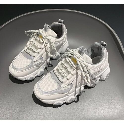New Breathable Casual Shoes Woman Sneakers For Women Platform Ladies Shoes 2021 Chunky Sneakers Women Vulcanize Shoes Tenis