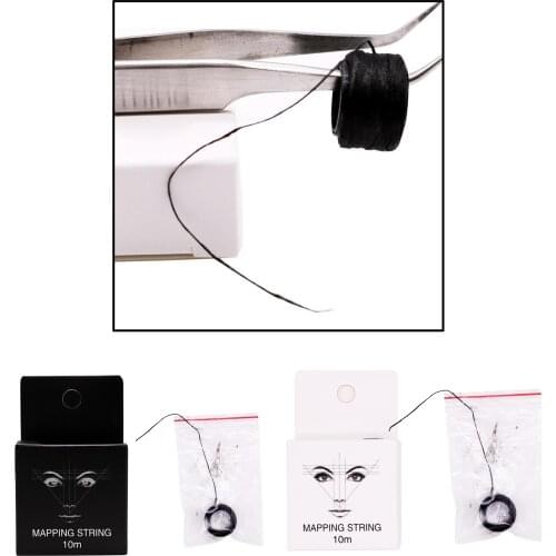 10m 32.8ft Cosmetic Pre-Inked Mapping Thread Microblading Eyebrow Ruler Tool Positions Sticker makeup Tattoo Brows Point