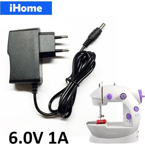 6V 1A And 6.0V 1000mA Power Adapter for Household Mini Sewing Machine IH201 IH202 IH208