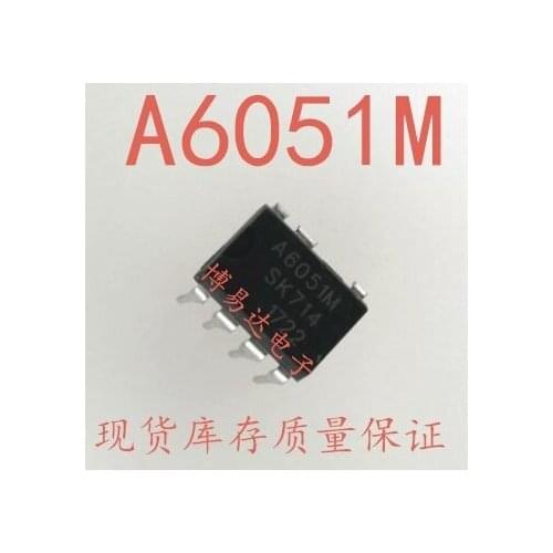Free Shipping 50pcs DIP-7/ STR-A6051M PWM A6051M A6051