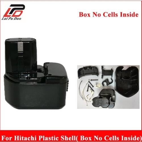 Rechargeable Battery case for Hitachi 12v EB1212S NI-MH NI-CD Plastic Shell( Box No Cells Inside) EB1214L EB1214S EB1222HL