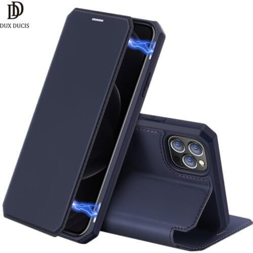 For iPhone 12 Pro DUX DUCIS Skin X Series Magnetic Flip Leather Case For iPhone12 Pro Full Protection Wallet Cover Card Slot