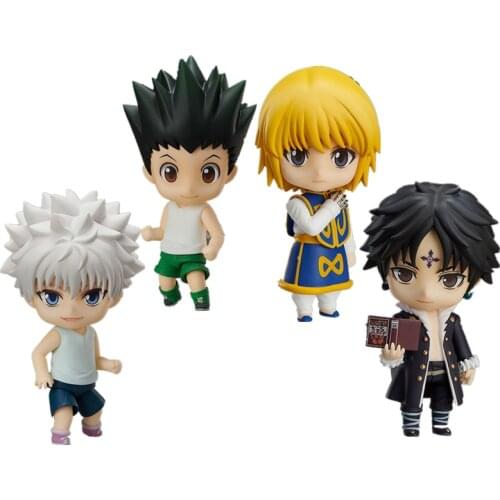 NEW Anime illua Zoldyck 1184 Kurapika 1185 Gon Freecss 1183 Quwrof 1186 Hunter x Hunte Action Figure Anime Collectible Figurine