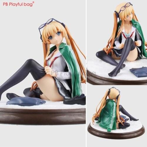 Playful bag Eriri Spencer Sawamura figure Japan Anime cute grirl action figure pvc collectible model toys Room decoration HE97