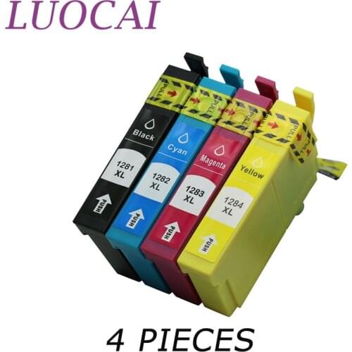 LuoCai T1281-T1284 Compatible Ink Cartridge For Epson Office BX305F/BX305FW/S22/SX125/SX130/SX230/SX235W/SX420W/SX425W Printers