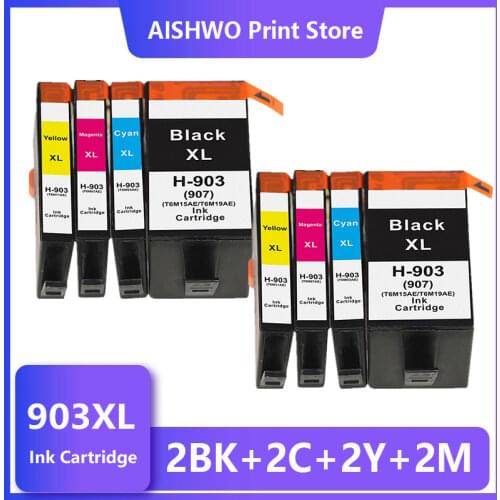 ASW 8PK 903XL for HP 903XL 903xl hp903xl ink cartridge compatible for HP Officejet Pro 6950 6960 6970 6975 printer