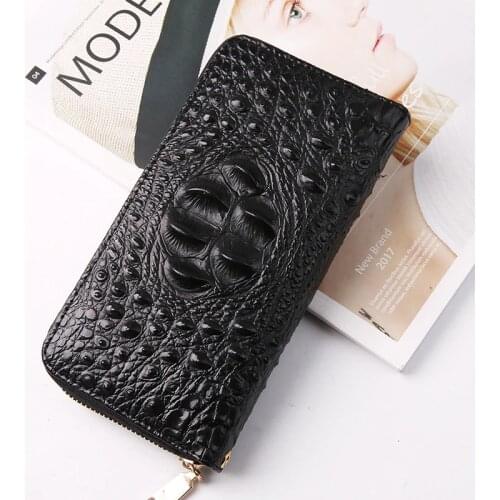 Crocodile nan nv bao Clutch Leisure Business Wallet European And American Large Capacity nan nv Clutch Bag Package Cross-Border