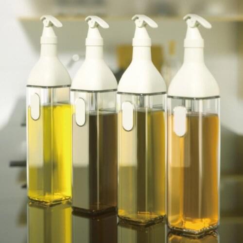 Hot Sales 500ml Oil Bottle with Classification Tag Multi-purpose Glass Seasoning Vinegar Bottle for Kitchen