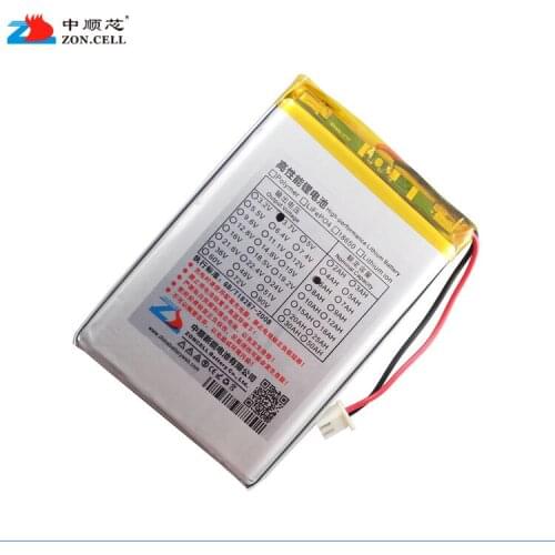 In the 6000 core lithium polymer battery 856085 Ma 6AH 3.7V mobile power robot voice Rechargeable Li-ion Cell