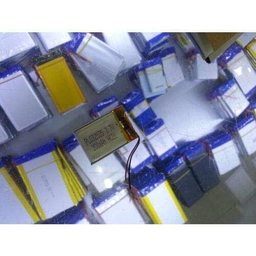 3.7V polymer lithium battery 200mAh 032535P/302535P Bluetooth wear ultra-thin arc battery Rechargeable Li-ion Cell