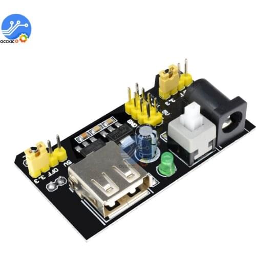 MB102 Breadboard Power Module USB Port 3.3V 5V For Arduino Solderless Bread Board DIY Kit