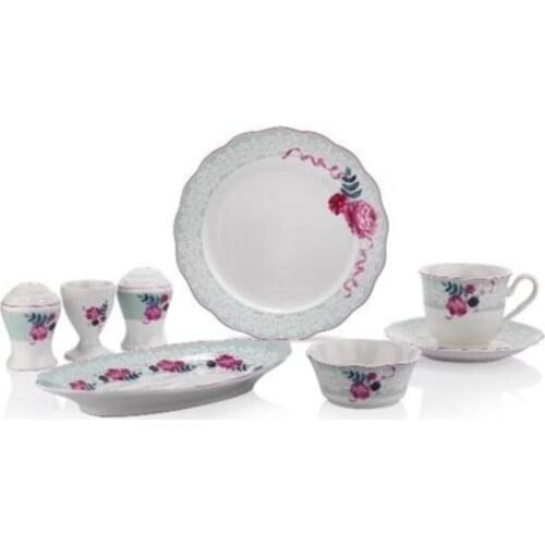 Schafer White Floral Joy Breakfast Set 32 Pieces