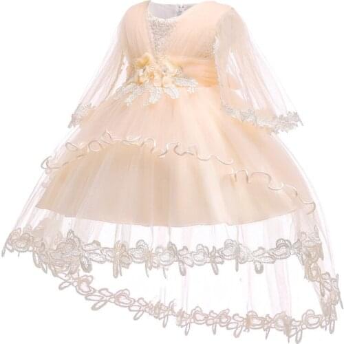 2020 new fashion childrens clothing Baby dress cute pink princess