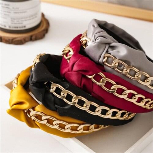 Ruoshui Korean Style Knotted Hair Band Woman Bezel Girls Headband Women Hair Accessories Ornaments Hair Hoop Headwear