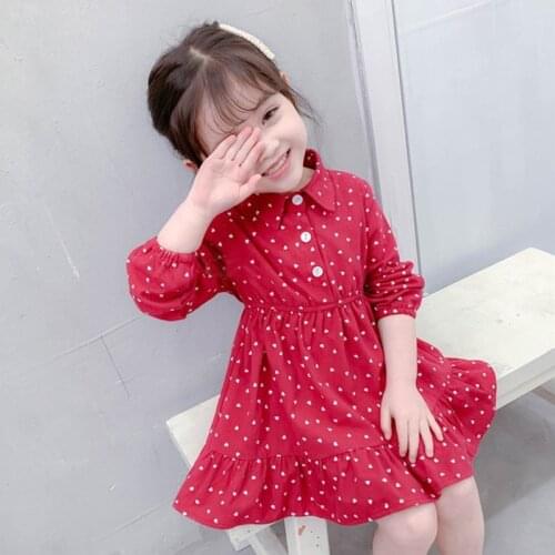Baby Girl Dress 2020 Toddler Girls Fashion Clothes Korean Party Vestidos for Kids Birthday Children Fall Clothing 1-7 Years