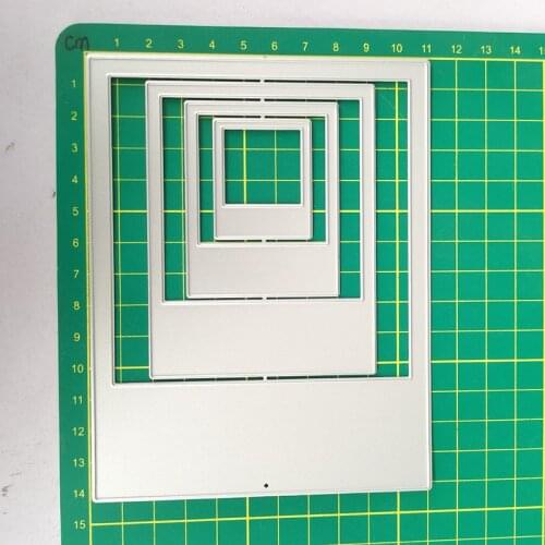 Reunion Photo Frame Metal Cutting Dies Embossing Stencil DIY Scrapbooking Photo Album Decor Paper Card Making Tool