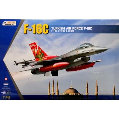 KINETIC K48069 1/48 Scale Turkish Air Force F-16C Model Kit