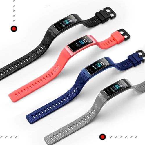 Silicone band For Huawei Band 3 pro Replacement wristband For Huawei Band 4 pro Smart Watch Bracelet Strap Accessories