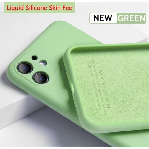 Liquid Silicone Skin Feel Soft Case For iPhone 11 Pro Max shockproof Back Cover For iPhone X XS MAX XR 8 7 6 PLUS SE 2020 Cases